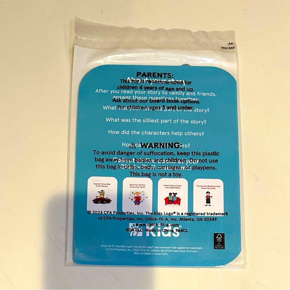 CHICK FIL A KIDS MEAL SUPER SAUCE STICKER TALES ROSA THE RANGER SAVES THE DAY 8” - Picture 8 of 9